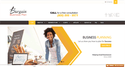 Desktop Screenshot of bargainbusinessplan.com